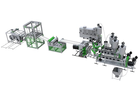 PP, EVOH MULTI-LAYER BARRIER SHEET EXTRUSION LINE-min