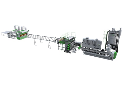 PP, PE, ABS, PVC, TPE THICK SHEET-BOARD EXTRUSION LINE, PLASTIC SHEET EXTRUSION LINE