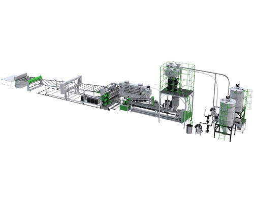 ABS, HIPS, PMMA REFRIGERATOR, SANITARY, AUTOMOBILE SHEET EXTRUSION LINE, PLASTIC SHEET EXTRUSION LINE