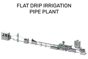 FLAT DRIP IRRIGATION PIPE PLANT