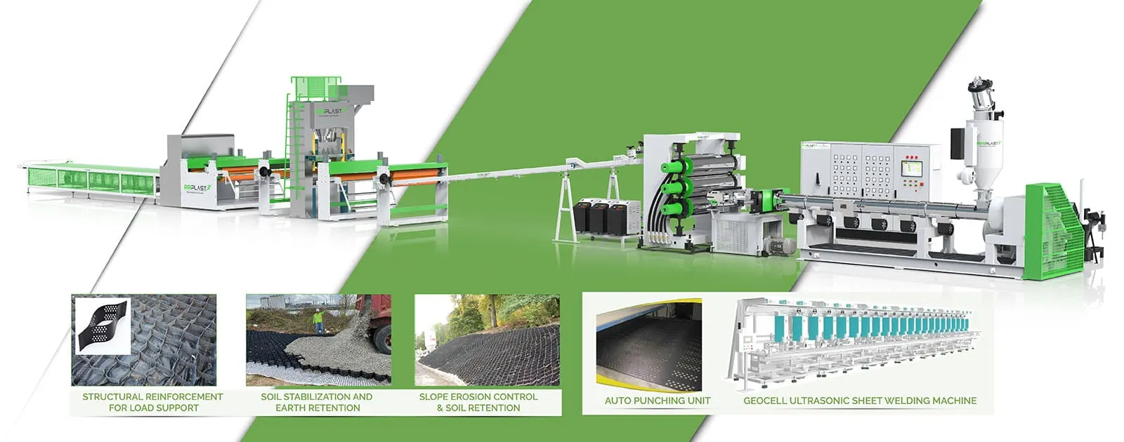 HDPE Geocell Sheet Extrusion