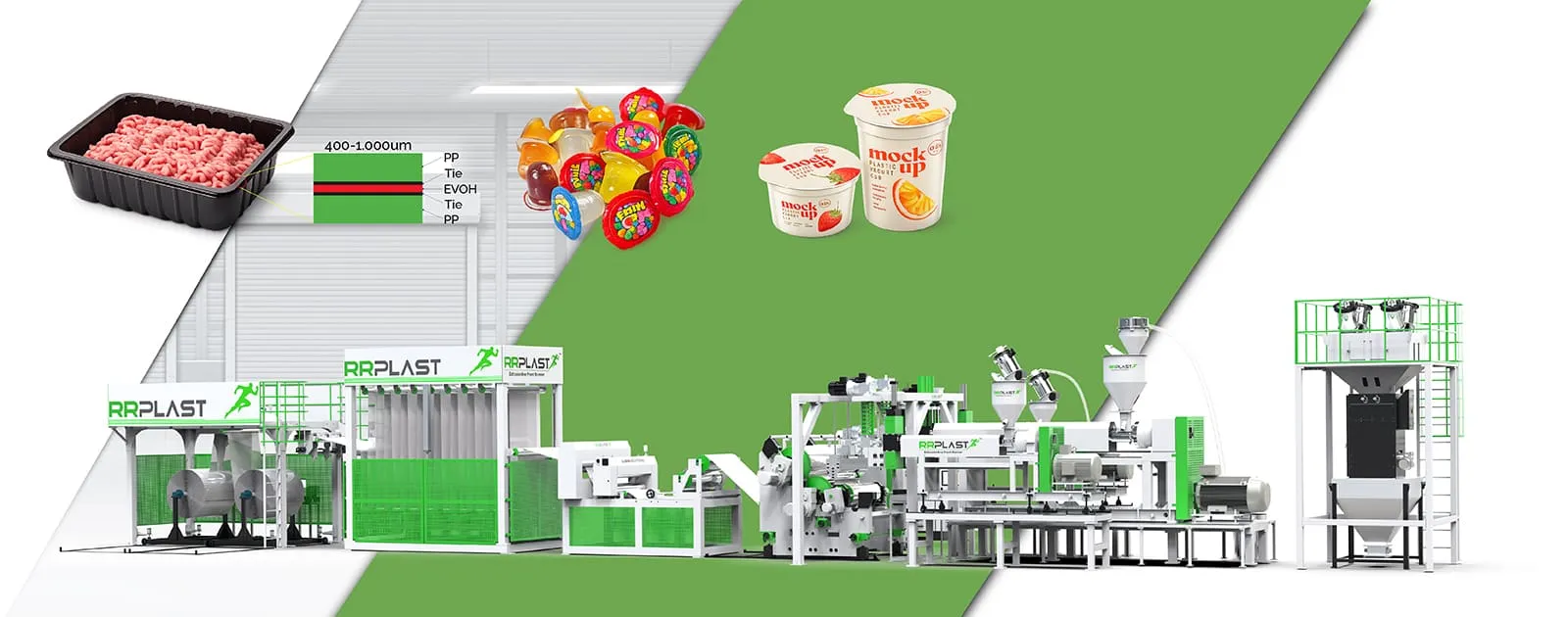 High Performance PP EVOH Multilayer Barrier Sheet Extrusion Line