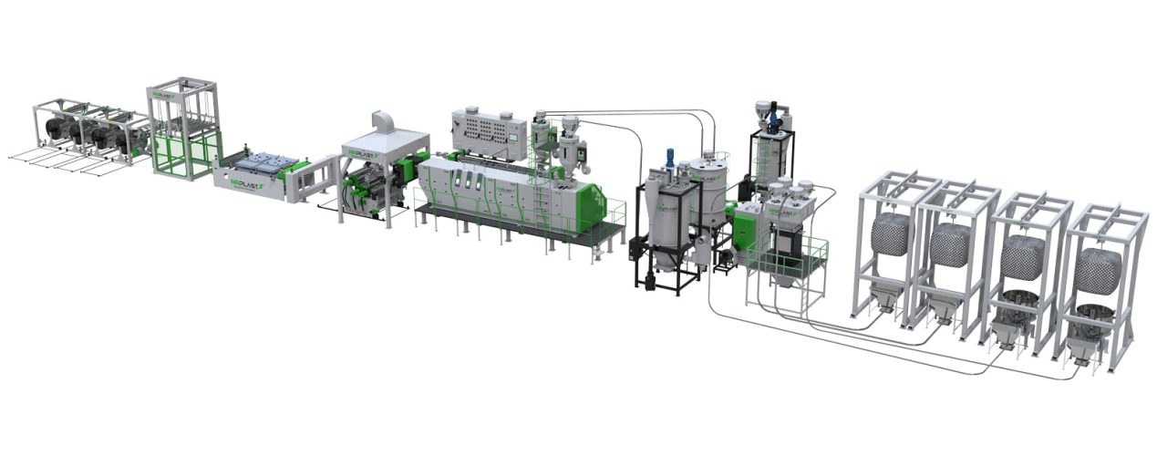 A-PET, R-PET SHEET EXTRUSION LINE-min