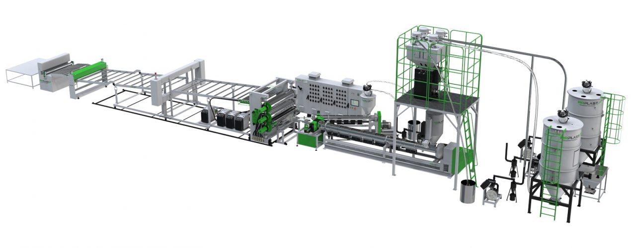 ABS, HIPS, PMMA REFRIGERATOR, SANITARY, AUTOMOBILE SHEET EXTRUSION LINE ...